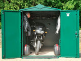 Motorcycle Storage Shed 10ft 11" x 5ft 2" - Police Approved
