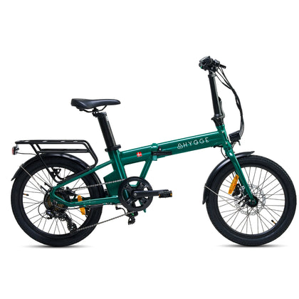 Virum Foldable E-Bike British Racing Green