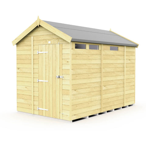 7ft x 13ft Apex Security Shed