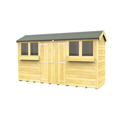 4ft x 12ft Apex Summer Shed