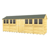 5ft x 20ft Apex Summer Shed