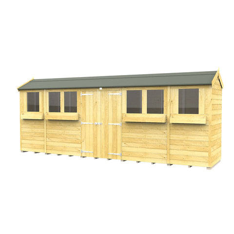 4ft x 18ft Apex Summer Shed