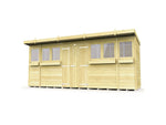 16ft x 4ft Pent Summer Shed