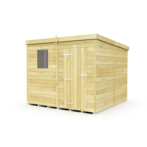 7ft x 8ft Pent Shed