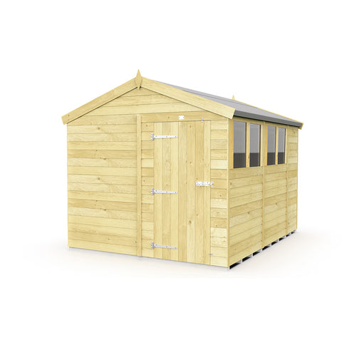 8ft x 10ft Apex Shed