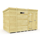 9ft x 7ft Pent Security Shed