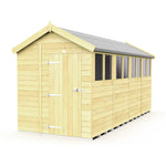 7ft x 16ft Apex Shed