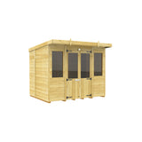 8ft x 7ft Pent Summer House