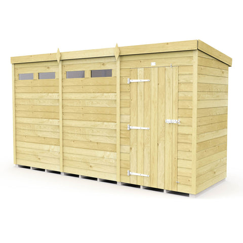 12ft x 4ft Pent Security Shed