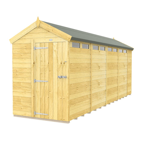 5ft x 18ft Apex Security Shed