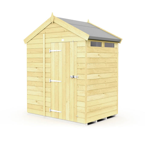 6ft x 4ft Apex Security Shed