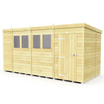 14ft x 6ft Pent Shed