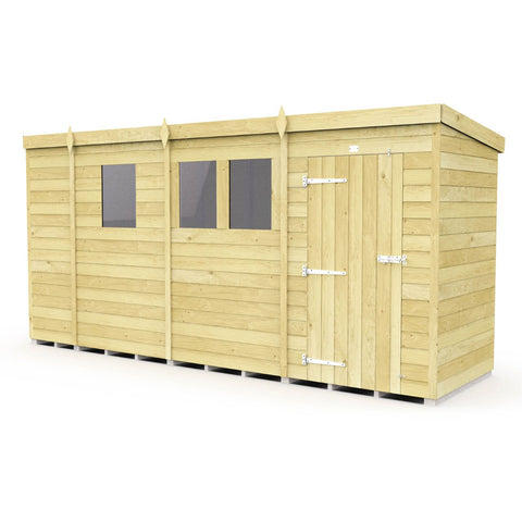 13ft x 4ft Pent Shed