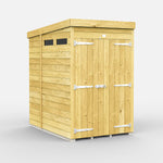 13ft x 6ft Pent Security Shed