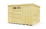10ft x 8ft Pent Security Shed