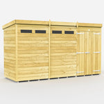 12ft x 4ft Pent Security Shed