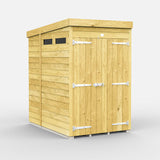 16ft x 6ft Pent Security Shed