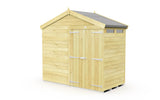 8ft x 4ft Apex Security Shed