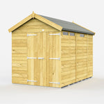 7ft x 12ft Apex Security Shed