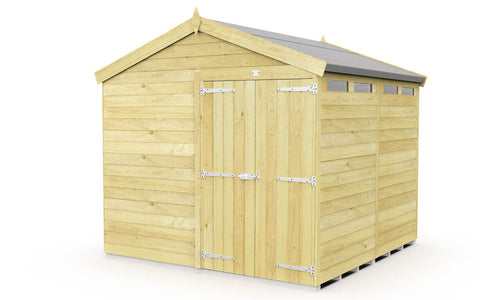 8ft x 6ft Apex Security Shed