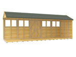 7ft x 20ft Apex Summer Shed