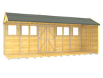 8ft x 18ft Apex Summer Shed