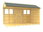 6ft x 12ft Apex Summer Shed