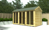 8ft x 12ft Apex Summer House (Full Height Window)