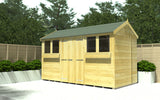 5ft x 10ft Apex Summer Shed