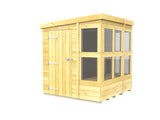 6ft x 6ft Pent Potting Shed