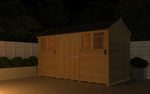 8ft x 14ft Apex Summer Shed