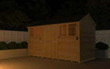 5ft x 20ft Apex Summer Shed