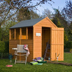 OVERLAP 7×5 SHED SINGLE DOOR