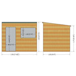 PENT SHED  6 x 4