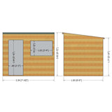 PENT SHED  6 x 4