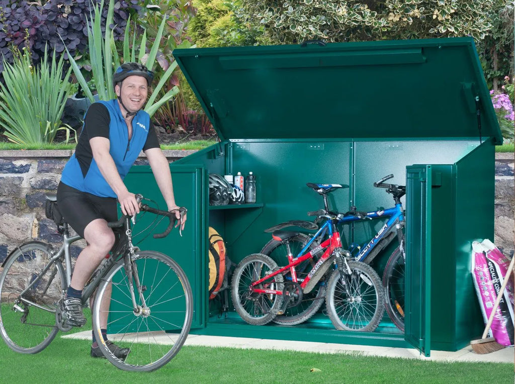 Safe bike storage clearance