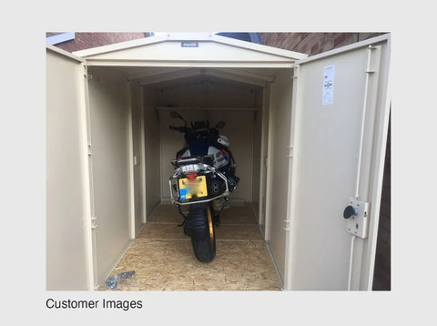 Motorcycle secure storage sales