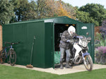 Motorcycle Garage Plus - 10ft 11" x 7ft 4" - Police Approved