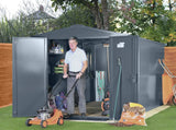 7x14 Metal Shed (The Gladiator P2) - Police Approved