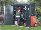7x3 Combined Metal Garden Shed & Bike Shed